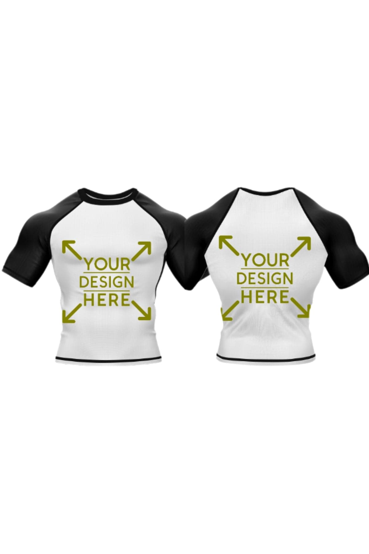 Custom Short Sleeve BJJ Rash Guard