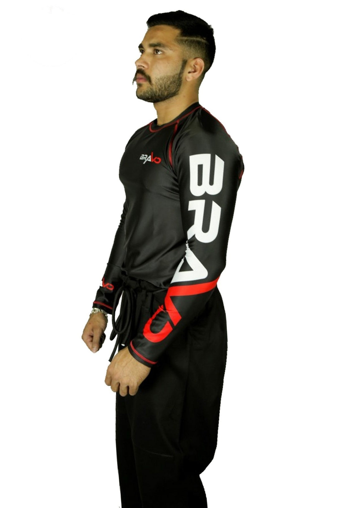 Black Long Sleeve Rash Guard