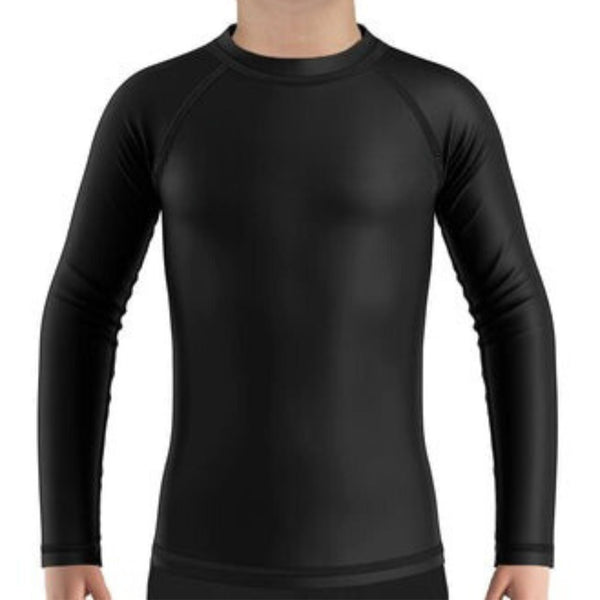 Kids Black Rash Guard