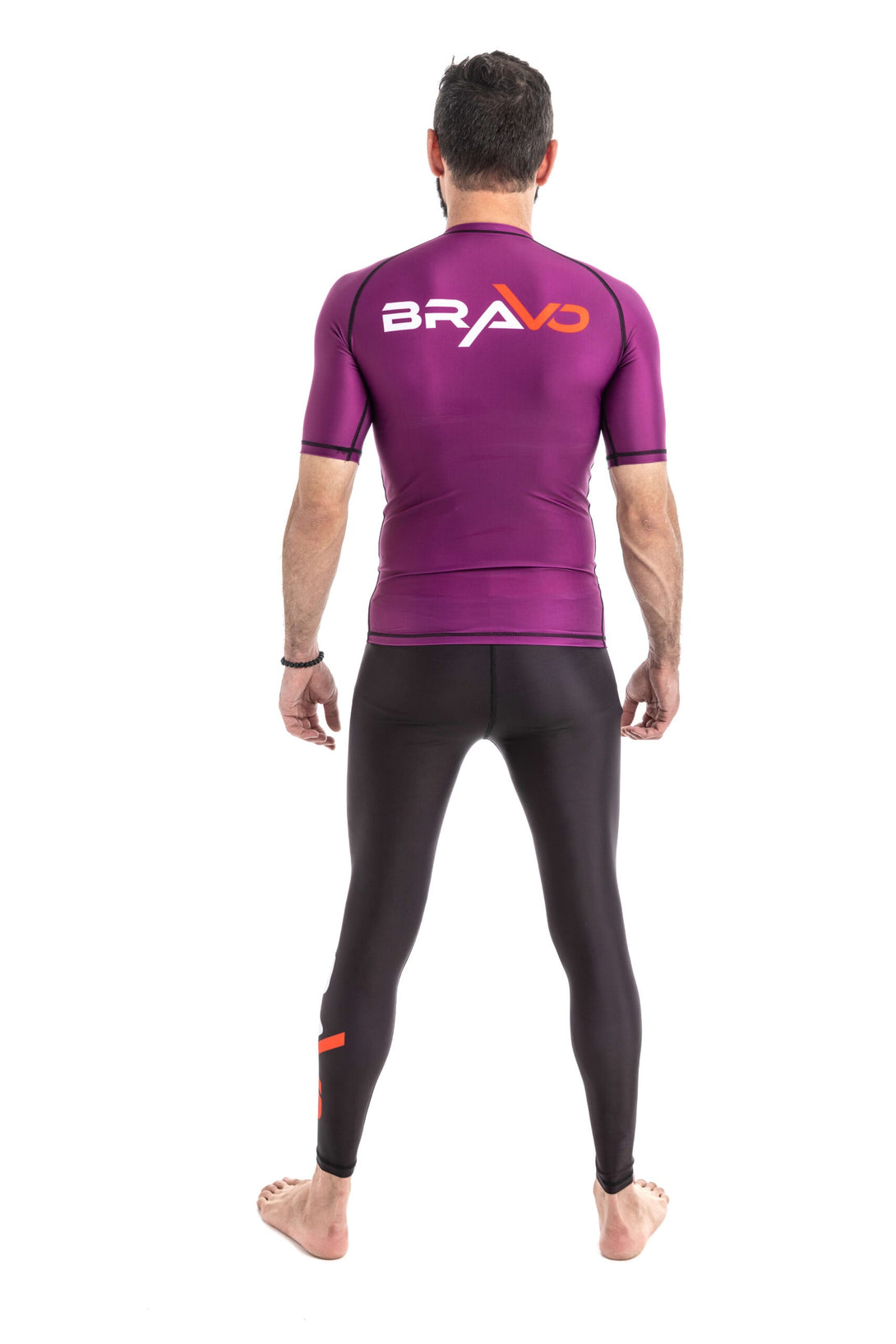 Purple Short Sleeve Rash Guard