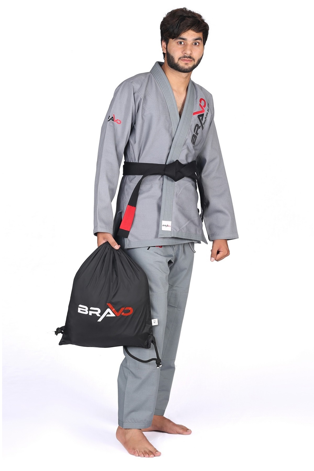 Details about   ADULT GREY WITH RED STITCHING  BJJ Gi 