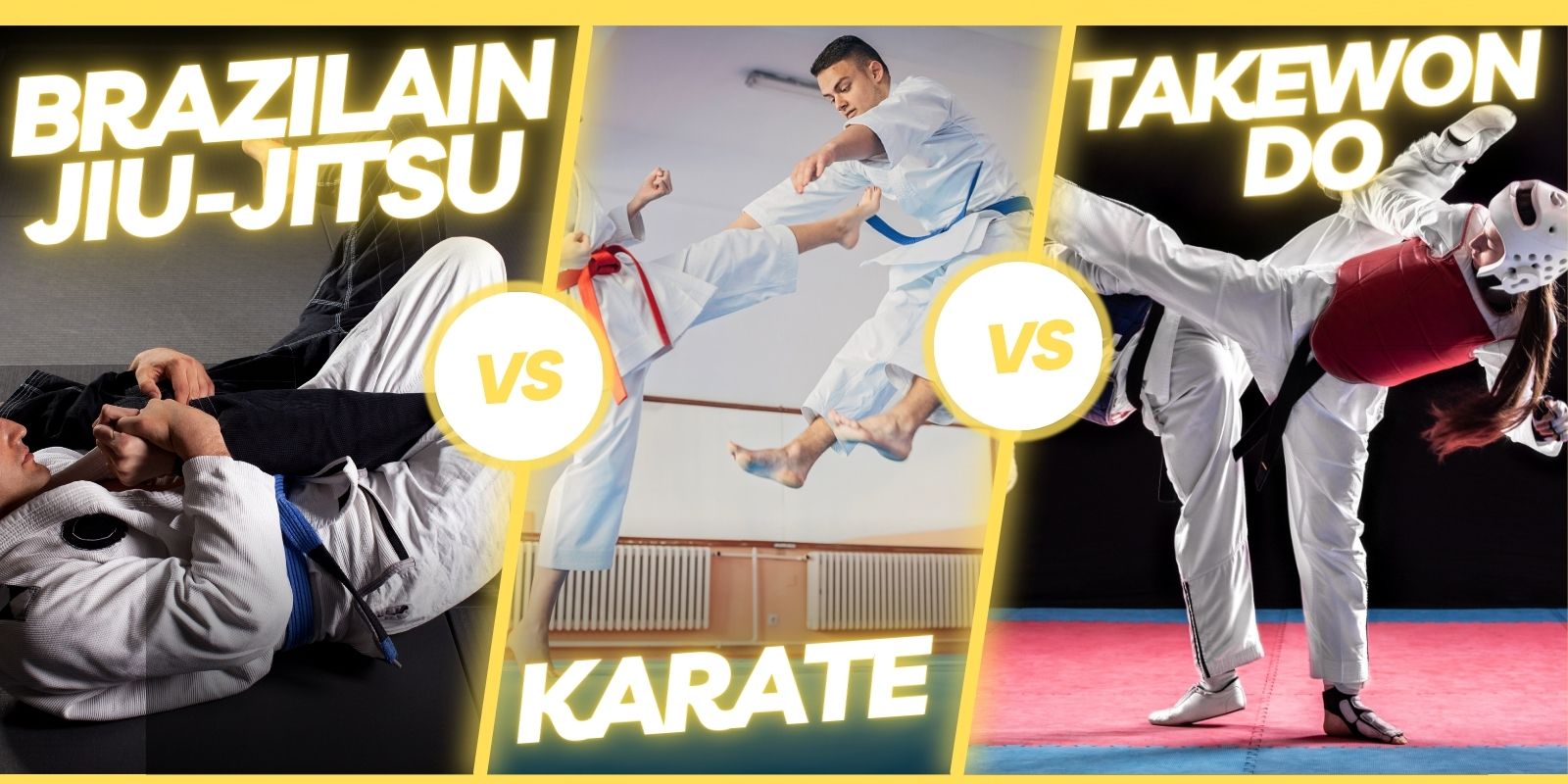 Bjj vs Karate vs Takewondo