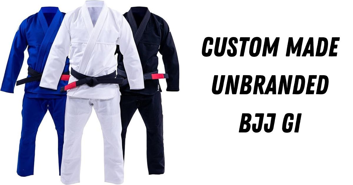 No Logo BJJ Gi 550 GSM Pearl Weave